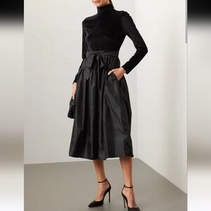 LDT Raquel Midi Dress size 10 black